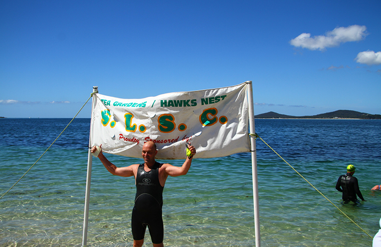 MYALL MASTERS OPEN SWIM: David Mobbs.