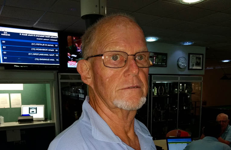 Front nine winner Keith Harrap.