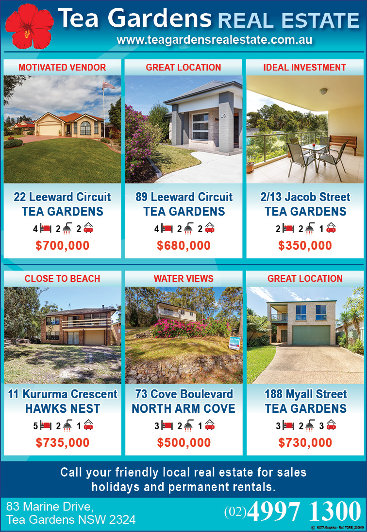 Tea Gardens Real Estate