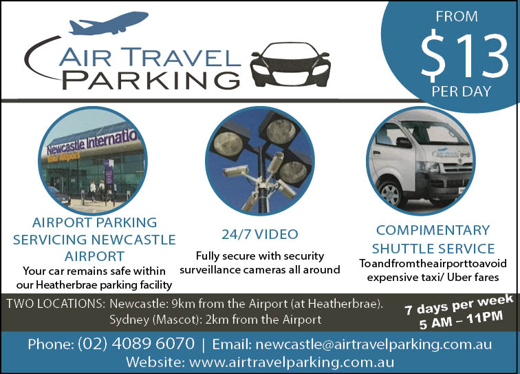 Air Travel Parking Newcastle and Port Stephens