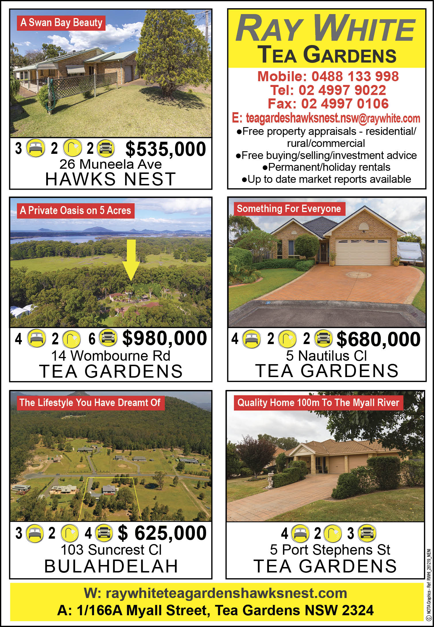 Ray White Real Estate Tea Gardens