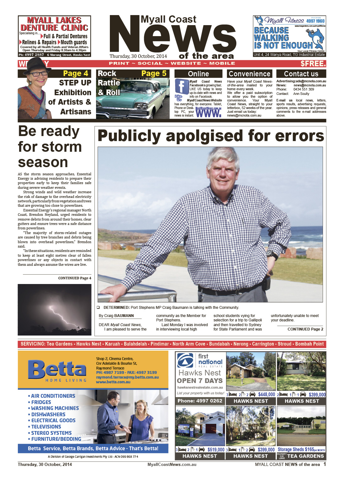 Myall Coast News 30 October 2014