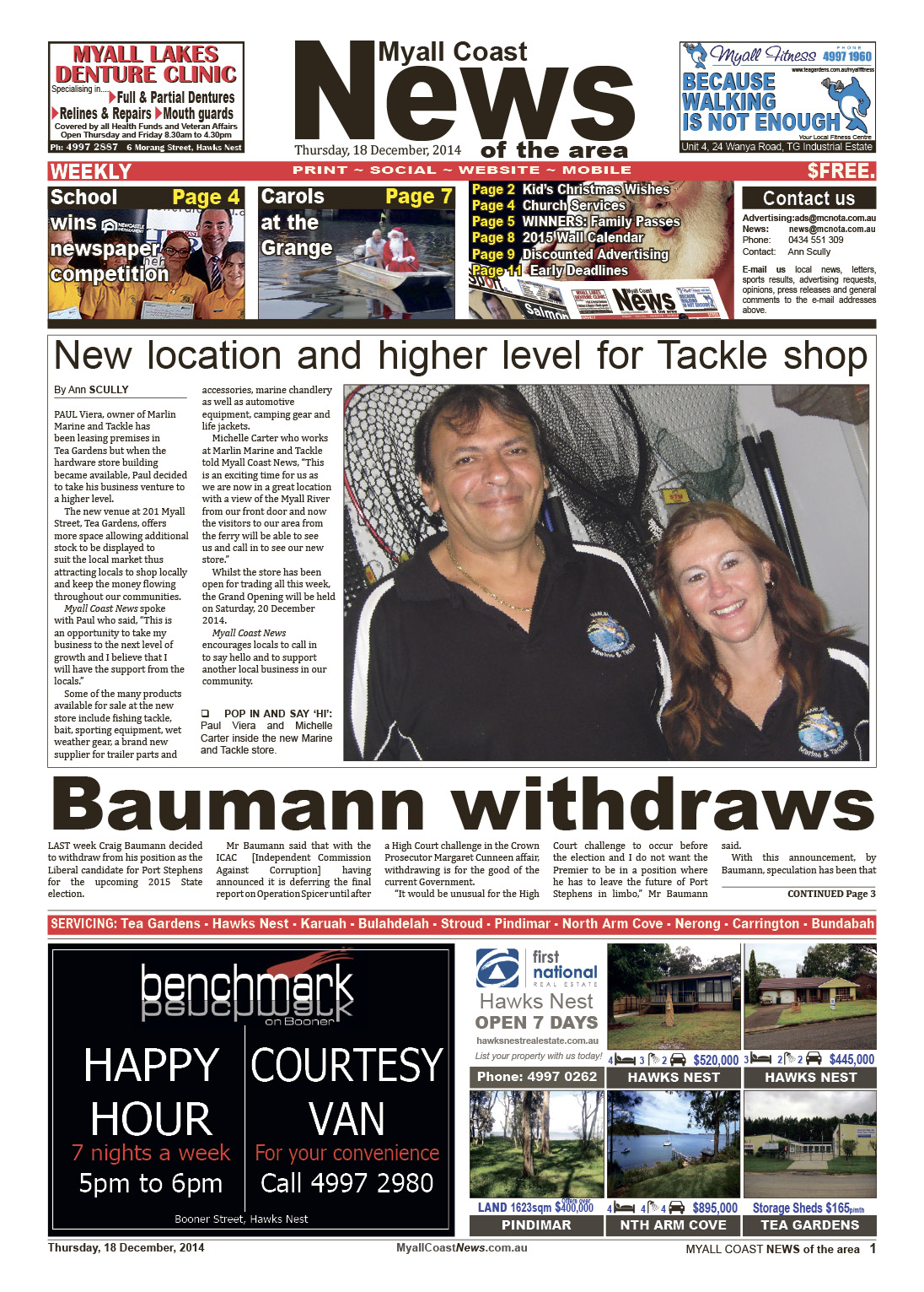 Myall Coast Nota News 18th December 2014