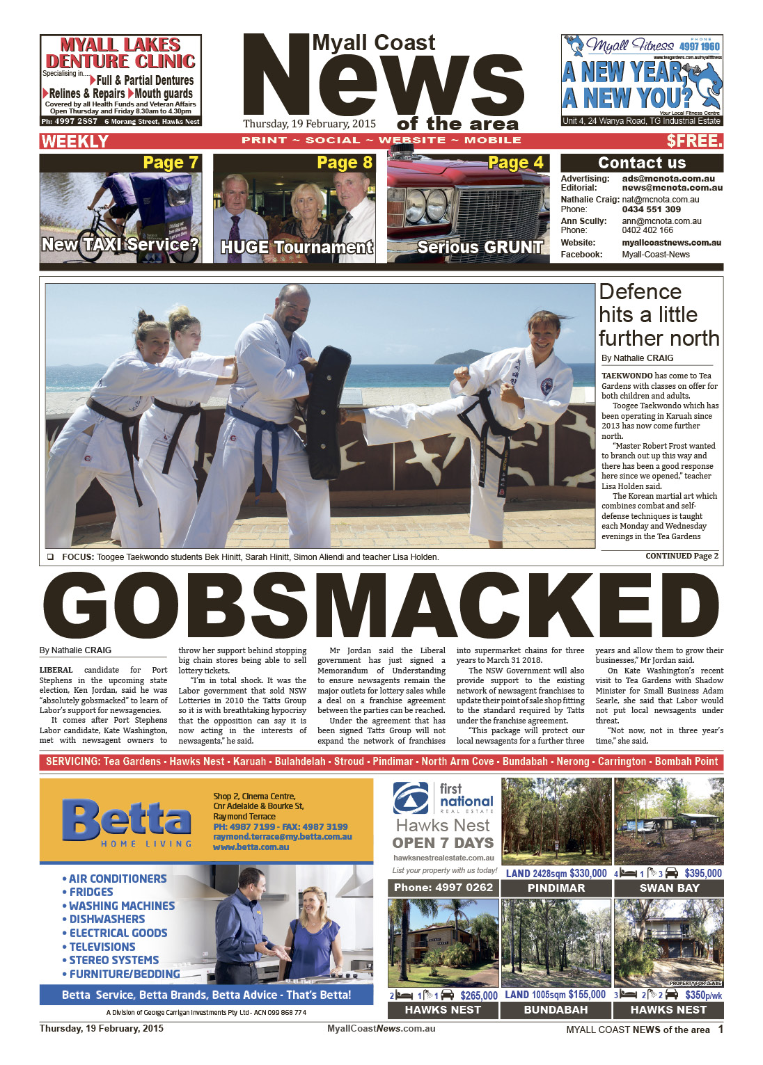 Myall Coast Nota edition 19 February 2015