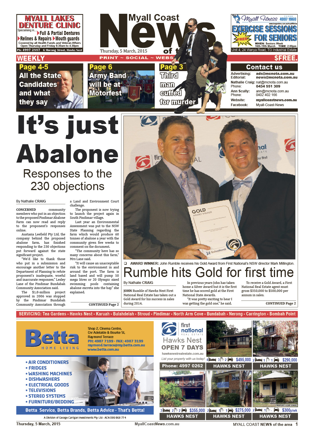 Myall Coast Nota edition 5 March 2015