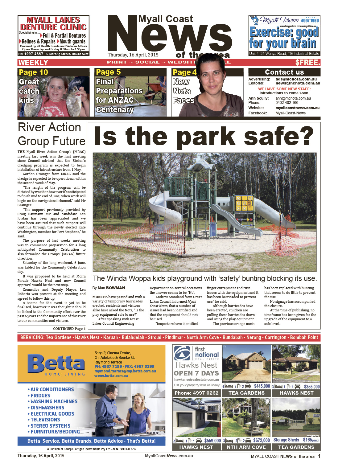 Myal Coast News edition 16 April 2015