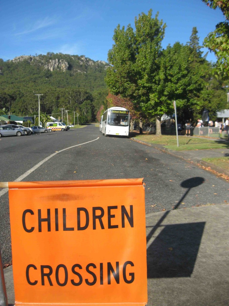School drop off safety at Bulahdelah schools