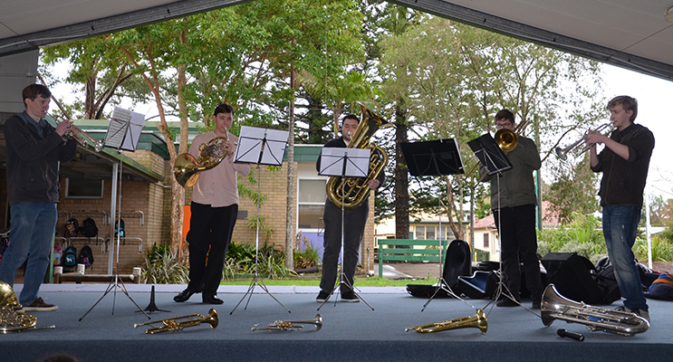 PERFORMANCE: Sydney Conservatorium of Music students perform at TGPS.
