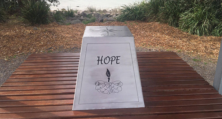 Restoring Hope over the Port Stephens Area (photo Jewell Drury)
