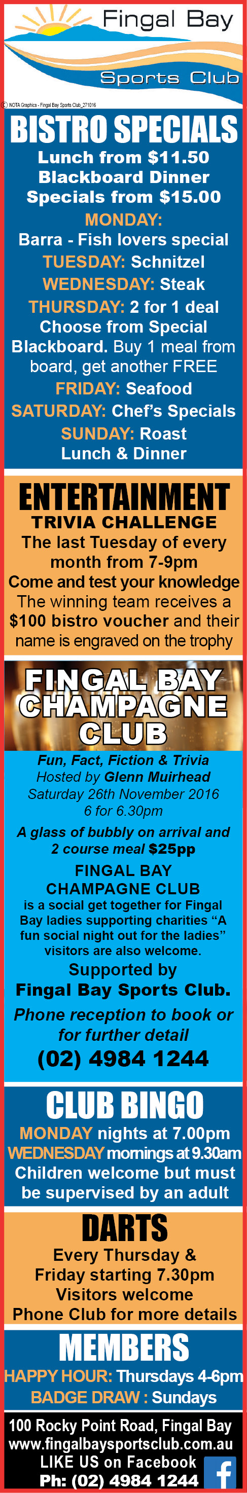 Fingal Bay Sports Club