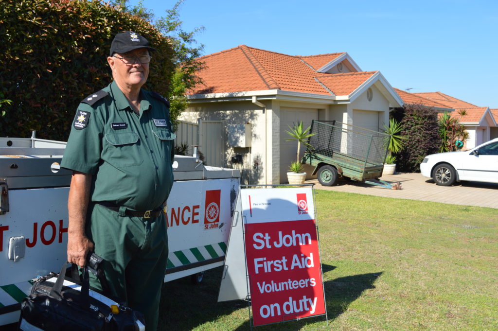  St John Ambulance Volunteer, Graham Howlett, totals 838 hours in 2016