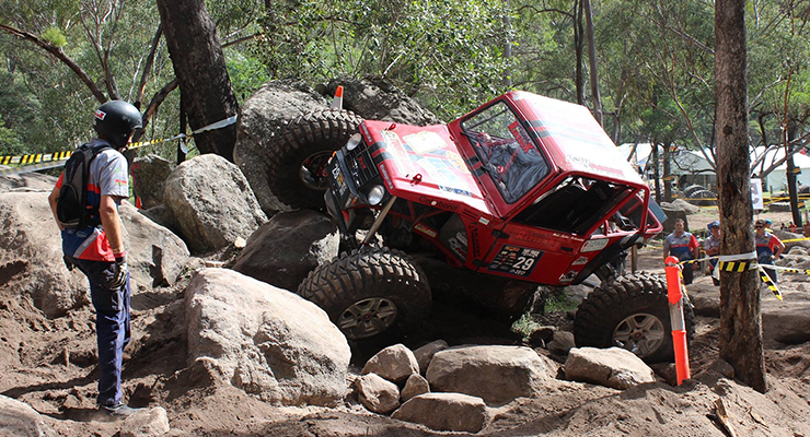 The Redzook team in action at the Tuff Truck Australia challenge.