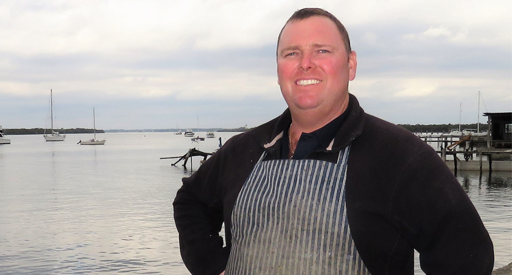Dean Cole is third generation in the oyster industry.   