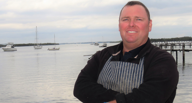 Dean Cole is third generation in the oyster industry.  