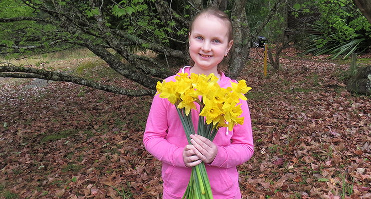 Daffodil Day: Sophie Hill-Mather shares hope for a cancer free future. 