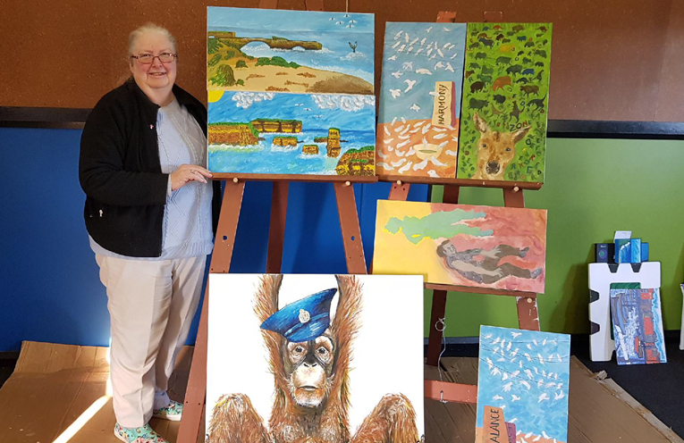 Community Art program is therapeutic for residents