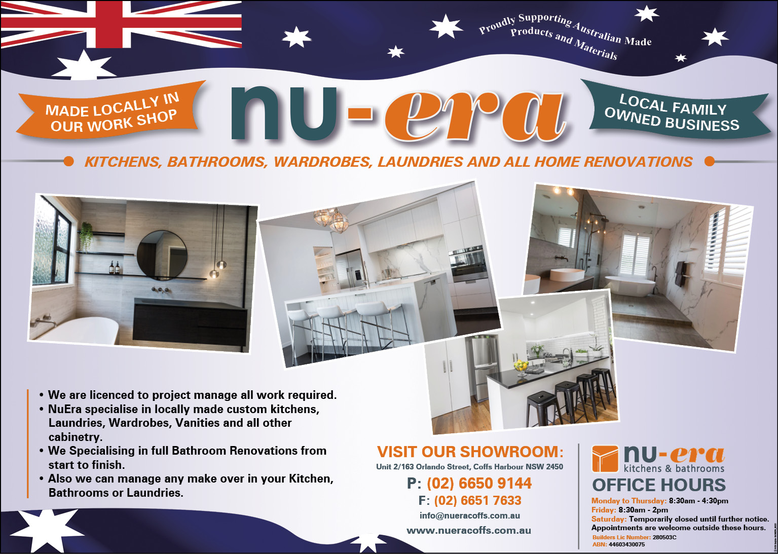 NuEra Kitchen and Bathroom Renovations PTY LTD