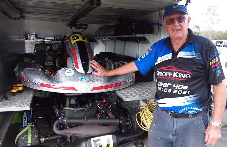 Coffs Harbour Kart Racing Club hosts Ian Brown Over 40s Titles