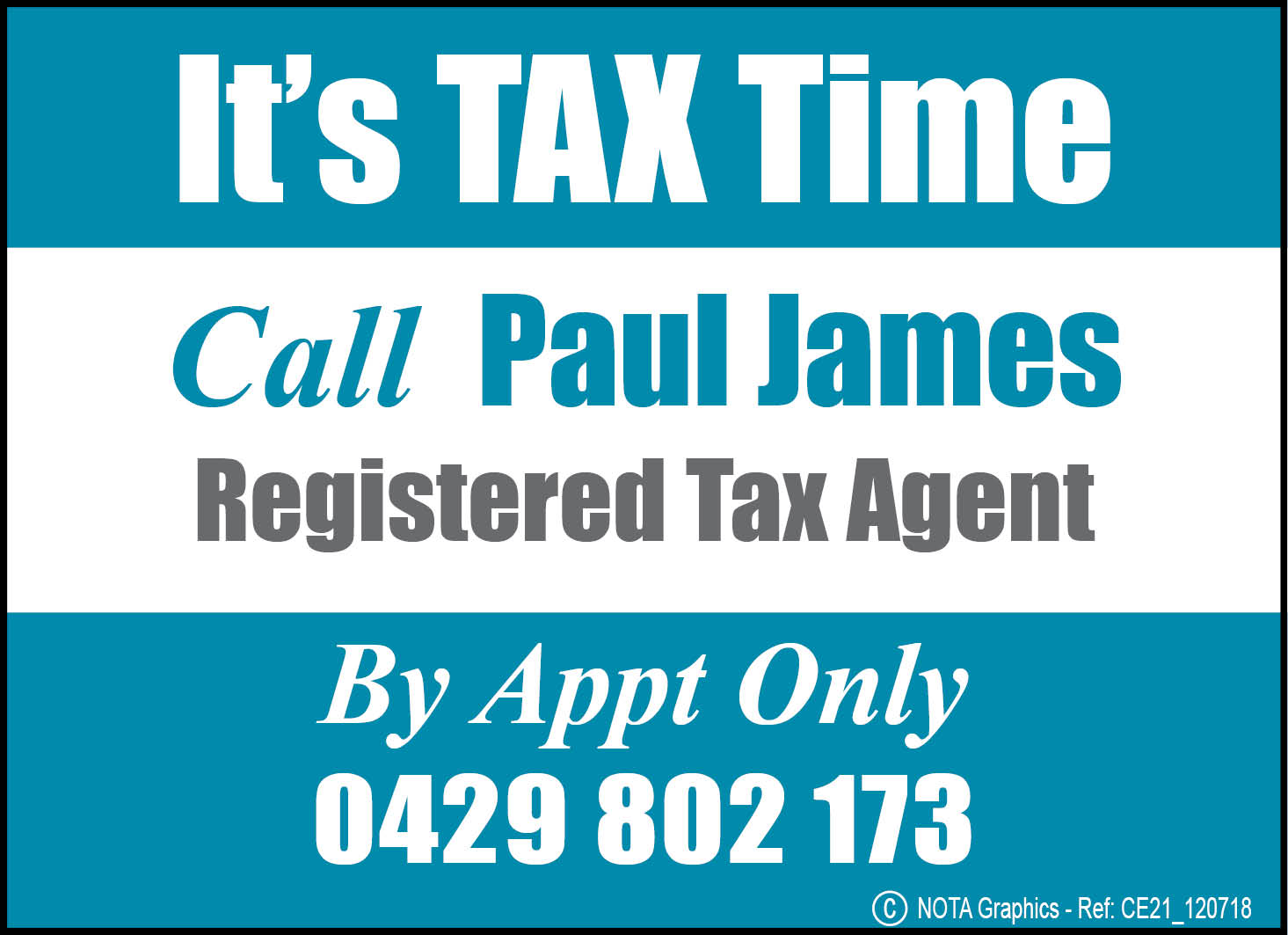 Paul G James Registered Tax Agent